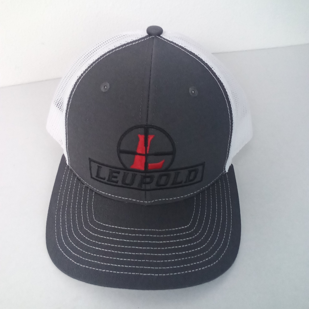 Leupold Outdoor Hunting Snap Back Trucker Cap Scope NWOT